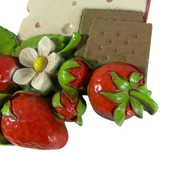 Vintage 70s Dart Industries Kitchen Wall Hangings 3D Mushrooms Lobster Onions - Picture 15 of 16